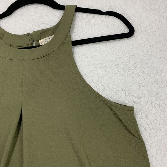 Sweet Wanderer Top Adult Medium Green Halter Thin Straps Back Keyhole Neck - Picture 5 of 12